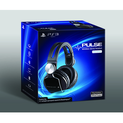 Fones Wireless 7.1 Pulse Stereo PS3/PS4 Oficial