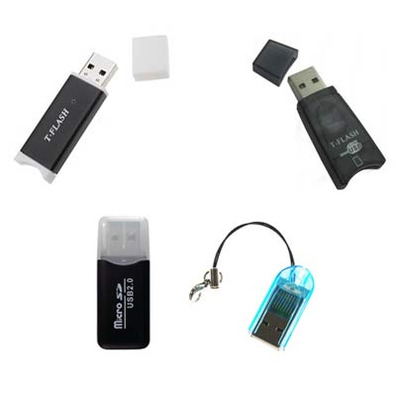 Leitor USB cartões MicroSD / Transflash