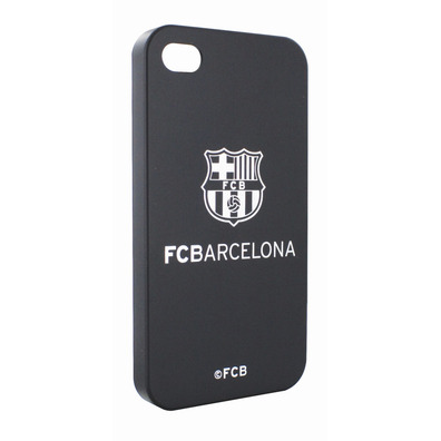 Carcasa Rígida Escudo Plata FC Barcelona iPhone 4/4S