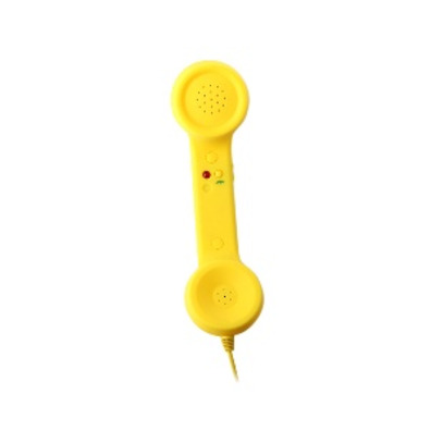 Retro Handset for iPhone with 3.5mm Jack Yellow