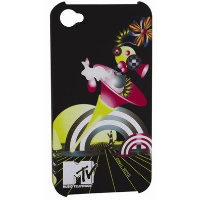 Carcasa trasera MTV White Rainbows Hidden Worlds iPhone 4/4S