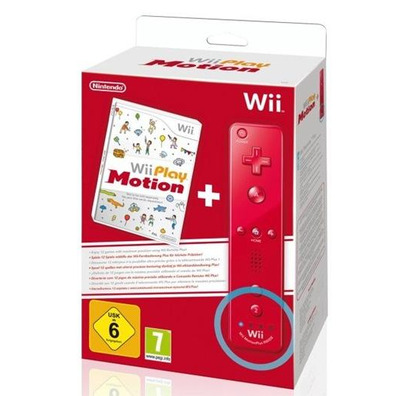 Wii Play Motion + Mando Remote Plus Rojo Wii