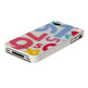Face Style Colorful Pattern Protective Case for iPhone 4G/4S