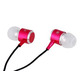 Auriculares Professional Stereo Earbud Earphones (Rojo)