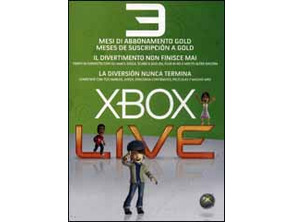 Cartão Prepago Xbox 360 Live Gold 3 meses