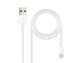 Comprar CABLE DADOS/CARGADOR USB LIGHTNING 0.5M BLANCO NANOCABLE CABLE DADOS/CARGADOR USB LIGHTNING 0.5M BLANCO NANOCABLE