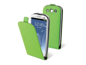 Funda Muvit Slim Verde Fluor para Samsung Galaxy S III