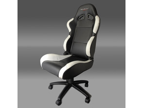 Speedblack Seat Black/White