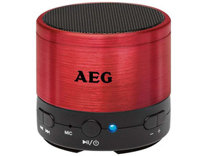 AEG Bluetooth falante BSS 4826 vermelho