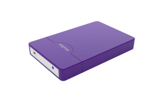 CAIXA EXTERNA USB 2.5\'\' SATA SCREWLESS MORADO APPROX
