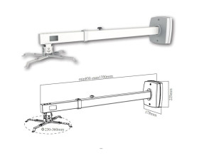 Comprar SOPORTE DE PARED PARA VIDEO PROYECTOR BLANCO APPROX SV03P (85-135) SOPORTE DE PARED PARA VIDEO PROYECTOR BLANCO APPROX SV03P (85-135)