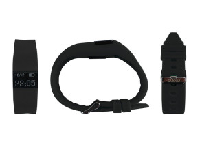 PULSERA SMART NEGRO + PULSOMETRO BILLOW