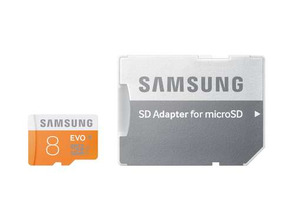 Comprar MICRO SD SAMSUNG + ADAPTADOR SD 8GB EVO CLASS 10 (MB-MP08DA / UE) MICRO SD SAMSUNG + ADAPTADOR SD 8GB EVO CLASS 10 (MB-MP08DA / UE)
