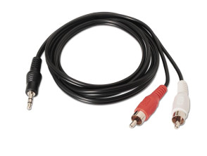 Comprar Cabo Audio 3.5mm a 2 RCA 3M - Nanocable Cabo Audio 3.5mm a 2 RCA 3M - Nanocable