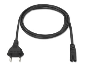 Comprar Cabo Alimentação Forma 8 Preto Nanocable Cabo Alimentação Forma 8 Preto Nanocable