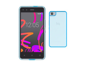 Comprar Funda Bq Aquaris M4.5 Gummy Azul Funda Bq Aquaris M4.5 Gummy Azul