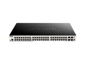 D-LINK SWITCH 48 PUERTOS 10/100/1Gbit +4 10 Gbit SFP+ PoE+