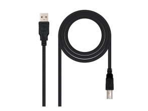 Comprar CABLE USB 2.0 IMPRESORA TIPO USB A/M-B/M 3 M NEGRO NANOCABLE CABLE USB 2.0 IMPRESORA TIPO USB A/M-B/M 3 M NEGRO NANOCABLE
