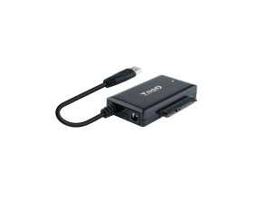 Comprar ADAPTADOR SATA USB 3.0 USB-A NEGRO TOOQ para Discos Duros 2.5\'\'-3.5\'\' ADAPTADOR SATA USB 3.0 USB-A NEGRO TOOQ para Discos Duros 2.5\'\'-3.5\'\'