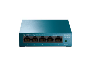 Switch TP-LINK LiteWave metálico 5 portos 10/100/1Gbit