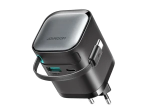 Comprar Carregador Joyroom 65W USB-C com cabo integrado retrátil Carregador Joyroom 65W USB-C com cabo integrado retrátil