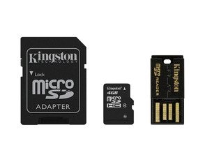 Comprar MICRO SD KINGSTON 4GB MULTIKIT COM ADAPTADOR SD + USB CLASS 4 MB MICRO SD KINGSTON 4GB MULTIKIT COM ADAPTADOR SD + USB CLASS 4 MB