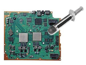 Substituição thermal paste + cleaning PS3 Slim