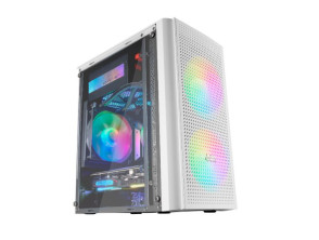 Comprar CAIXA GAMING MARS MC300 MICROATX BLANCA - FRONTAL MESH - 3 VENTILADORES RGB 120mm - CRISTAL LATERAL CAIXA GAMING MARS MC300 MICROATX BLANCA - FRONTAL MESH - 3 VENTILADORES RGB 120mm - CRISTAL LATERAL