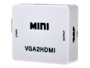 Comprar Mini adaptador VGA-HDMI con audio 3.5mm Mini adaptador VGA-HDMI con audio 3.5mm