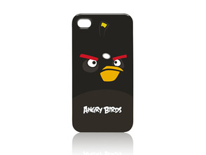 Angry Birds - Carcasa Negra iPhone 4/iPhone 4S