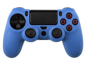 Funda de silicone para Dualshock 4 Light Blue