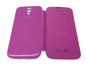 Funda tipo libro para Samsung Galaxy S4 Rosa