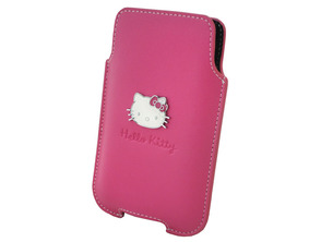 Funda Hello Kitty Piel Rosa iPhone 3G/3GS/4/4S/Nokia C7
