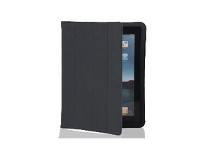 Funda PU con soporte - iPad 4 (Negra)