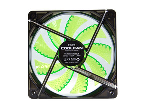 Caixa de ventilação Nox Fã fresco 12cm Led Verde