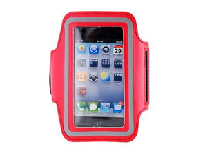 Braçalete esportivo Coiro para iPhone 4G/4S (Vermelho)