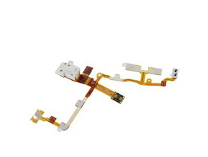 Cable flexible Audio y Encendido iPhone 3GS Blanco