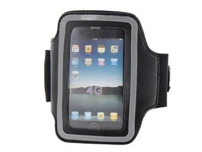 Braçalete esportivo para iPhone 4G/4S (Preto)