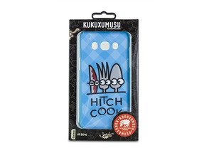 Caso TPU azul Hitchcook Samsung Galaxy J5 2016 Kukuxumusu