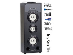 Jogador JoyBox série Pro em Biwond Preto