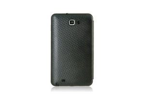 Funda de couro ultrafina para Samsung Galaxy Note i9220 Negra