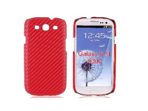 Carcaça protetora para Samsung Galaxy S III Braid Skin (Vermelha