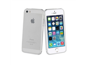 Bumper Silver Alumínio + Nanofilm traseiro iPhone SE / 5S / 5 caso muvit