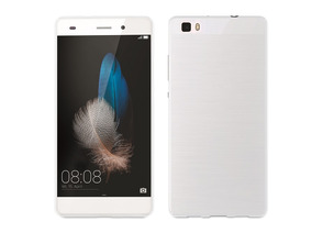 Funda Minigel Transparente + Protector Huawei P8 Lite Muvit