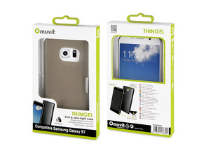 Funda Minigel Preto Samsung Galaxy S7 Muvit