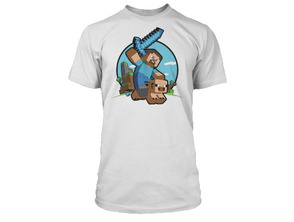 Comprar Camiseta Minecraft - Pig Riding XL Camiseta Minecraft - Pig Riding XL