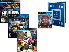 Comprar Playstation Move Pack PS3 (PS Move Heroes + Wonderbook + TV SuperStars + Kung Fu Rider) Playstation Move Pack PS3 (PS Move Heroes + Wonderbook + TV SuperStars + Kung Fu Rider)