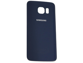 Battery Cover for Samsung Galaxy S6 Edge G925 Blue with Adhesive Sticker