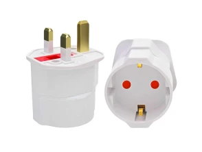 Comprar Adaptador de Enchufe Europeu para UK Adaptador de Enchufe Europeu para UK