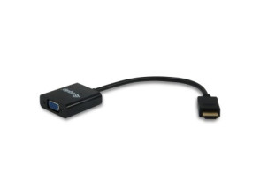 Comprar ADAPTADOR HDMI a VGA com Audio Jack 3.5" - EQUIP modelo 11903607 ADAPTADOR HDMI a VGA com Audio Jack 3.5" - EQUIP modelo 11903607